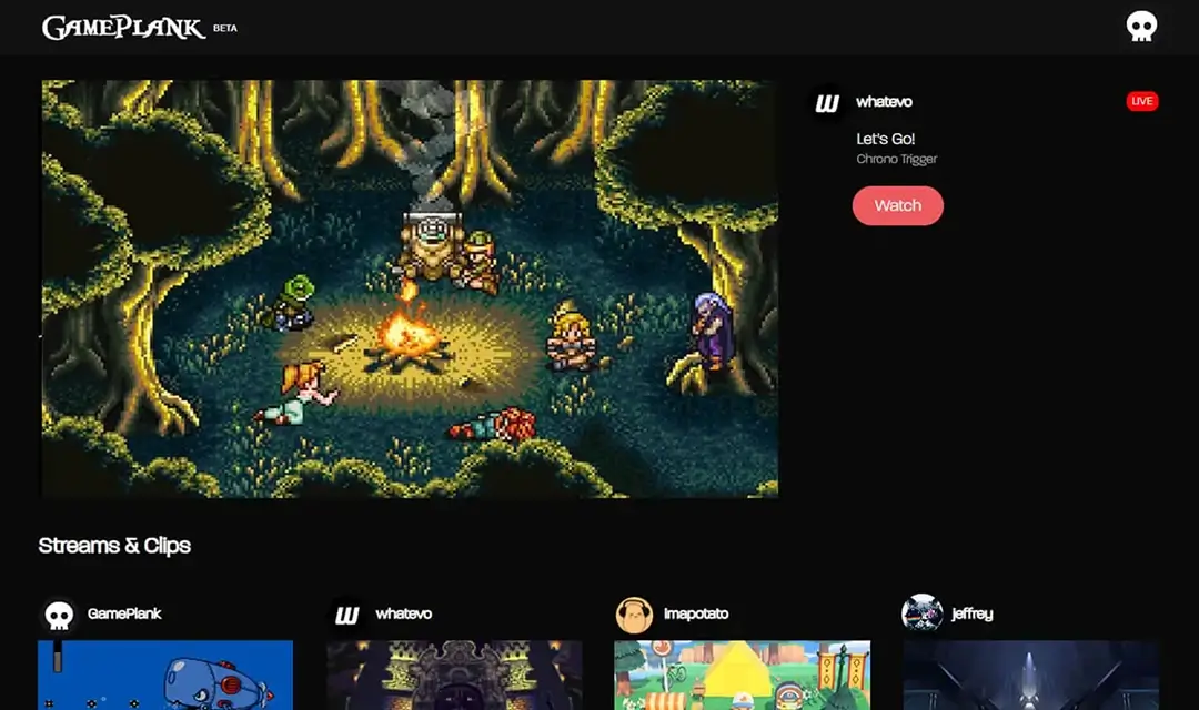 GamePlank website screenshot